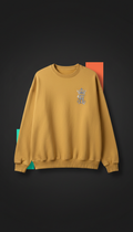Beat silver oversized crewneck