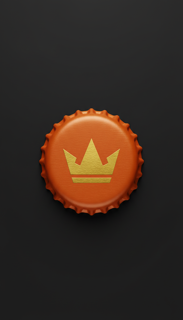 Riff orange crown cap