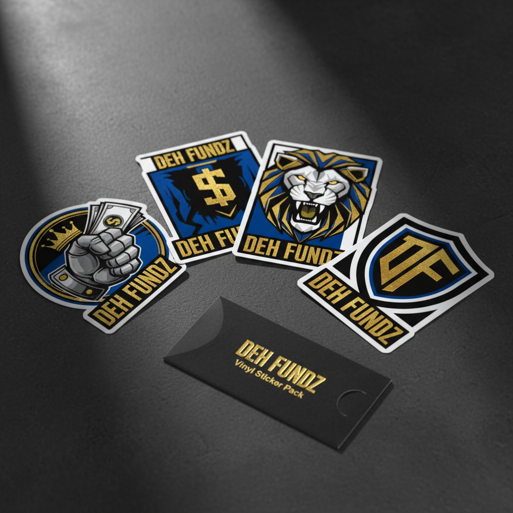 DEH FUNDZ Vinyl Sticker Pack