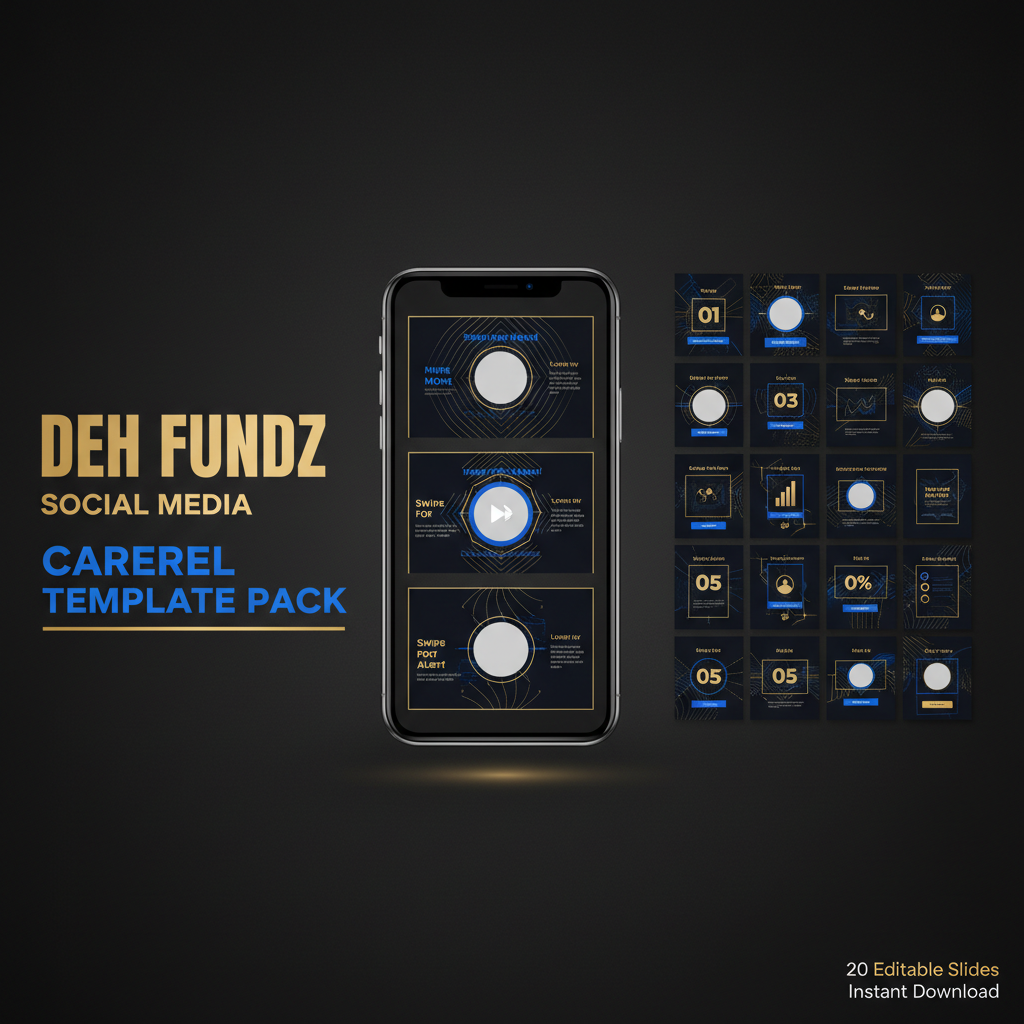 Social Media Carousel Template Pack